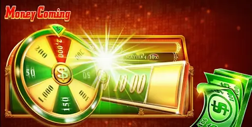 Slot machine reels spinning with money symbols