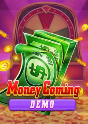 Demo screen of Money Coming slot game